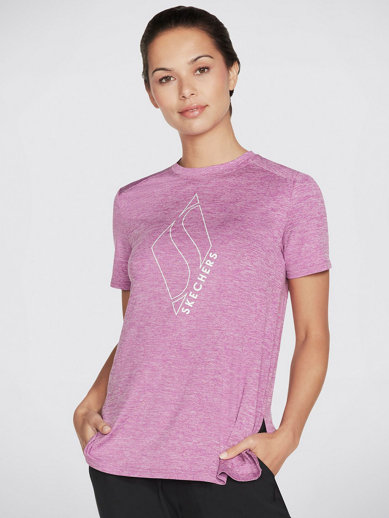 Футболка Skechers GoDri Diamond Blissful Tee модель W1TS327 PRHP Фото