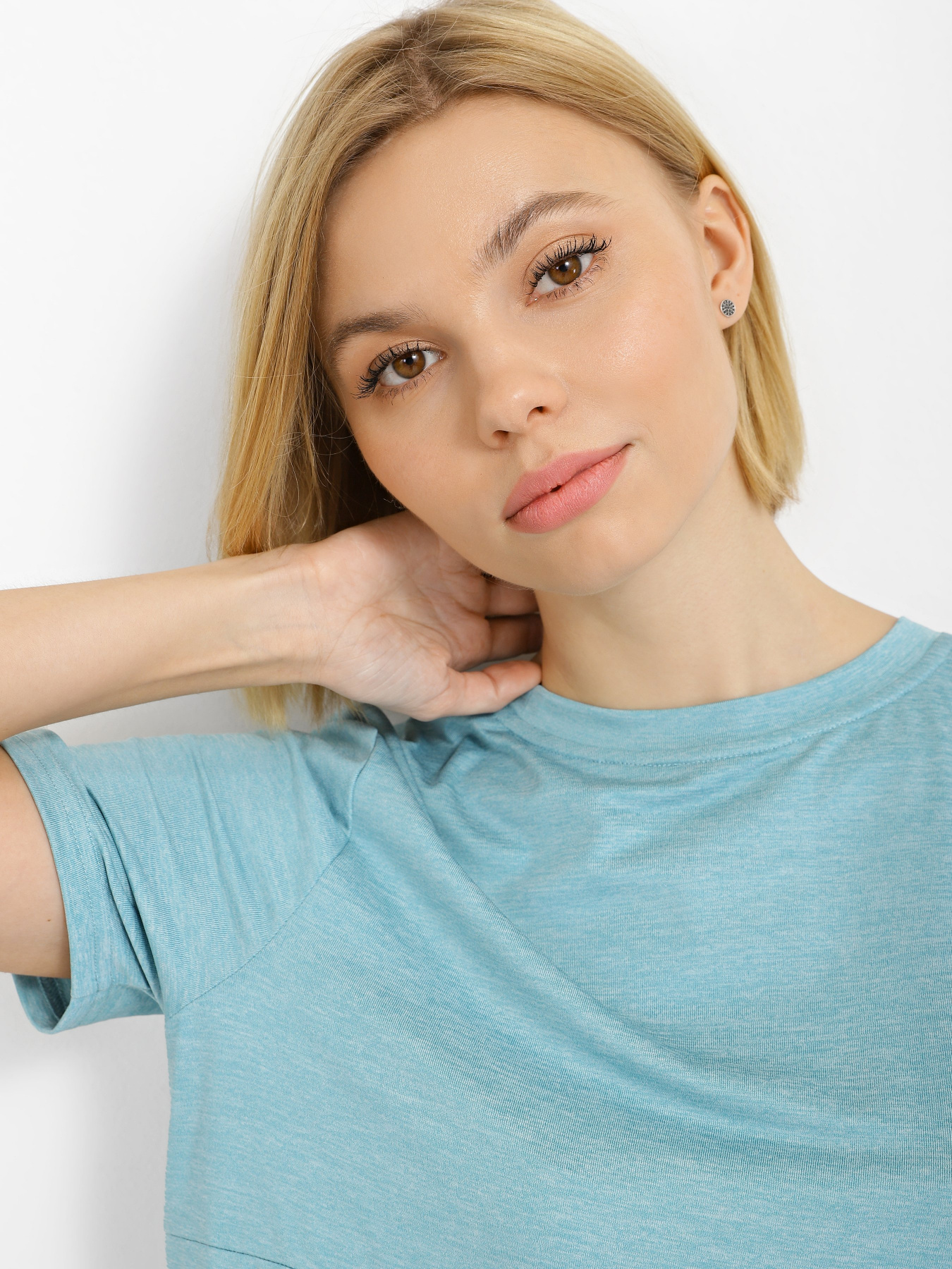 Футболка Skechers GoDri Diamond Blissful Tee модель W1TS327 TURQ Фото