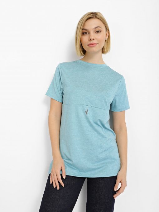 Футболка Skechers GoDri Diamond Blissful Tee модель W1TS327 TURQ Фото