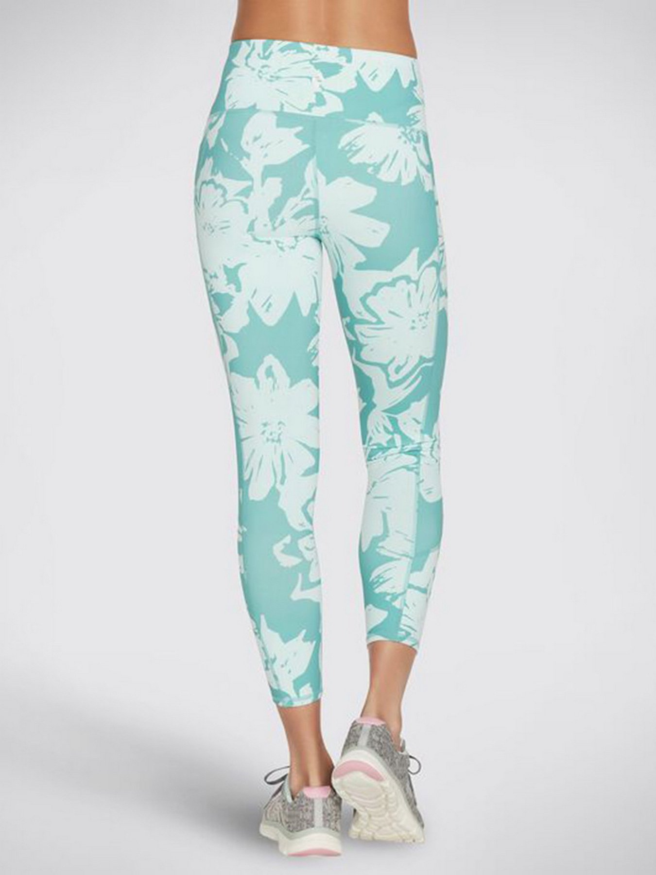 Спортивні леггінси Skechers Apparel GOwalk™ Ink Leaf модель W03LG182 TURQ Фото