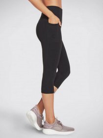 Леггинсы спортивные Skechers GOWALK Wear™ High Waisted Capri модель W2CP2 BLK Фото