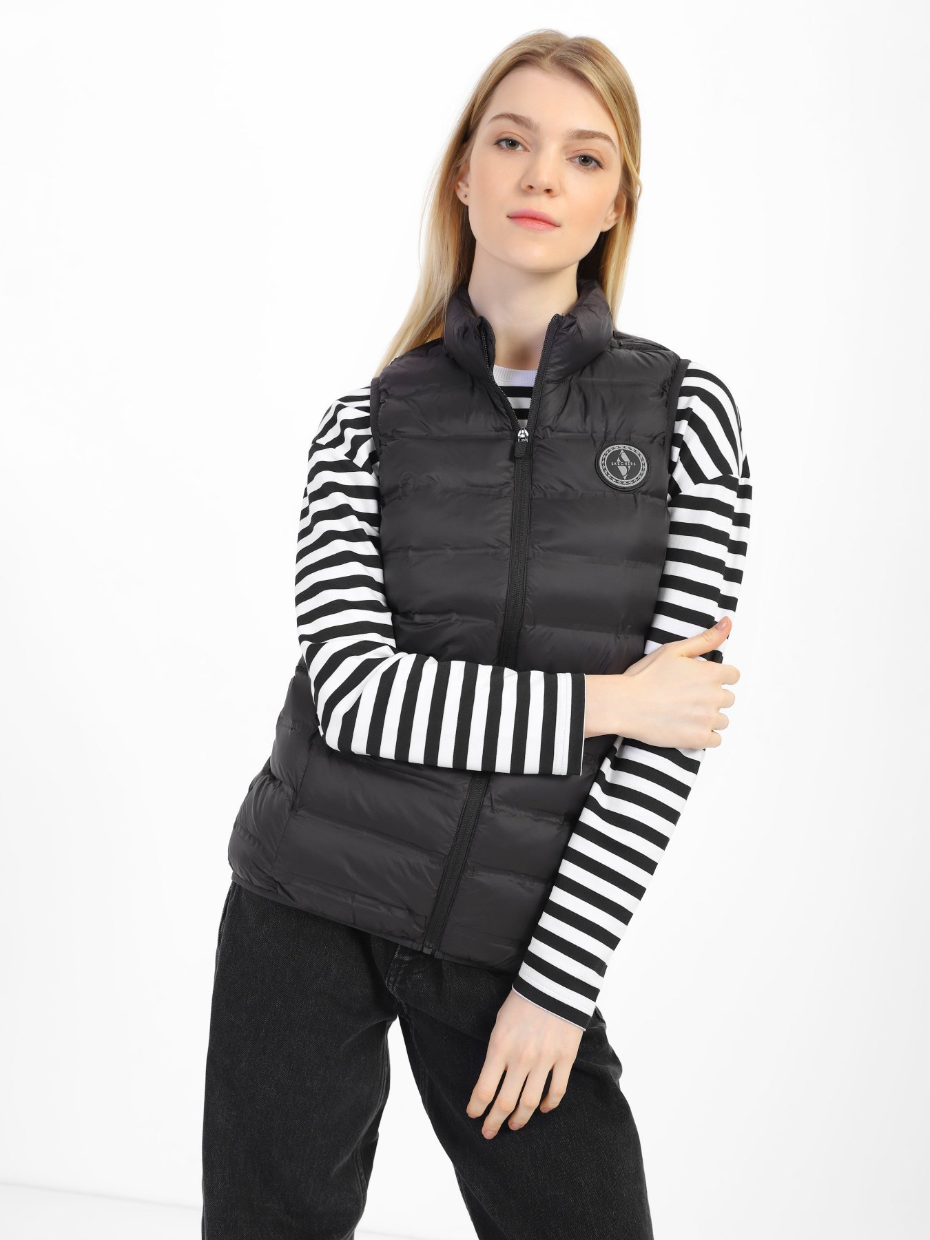 Жилет с утеплителем Skechers Blissful модель WJA304M BLK Фото