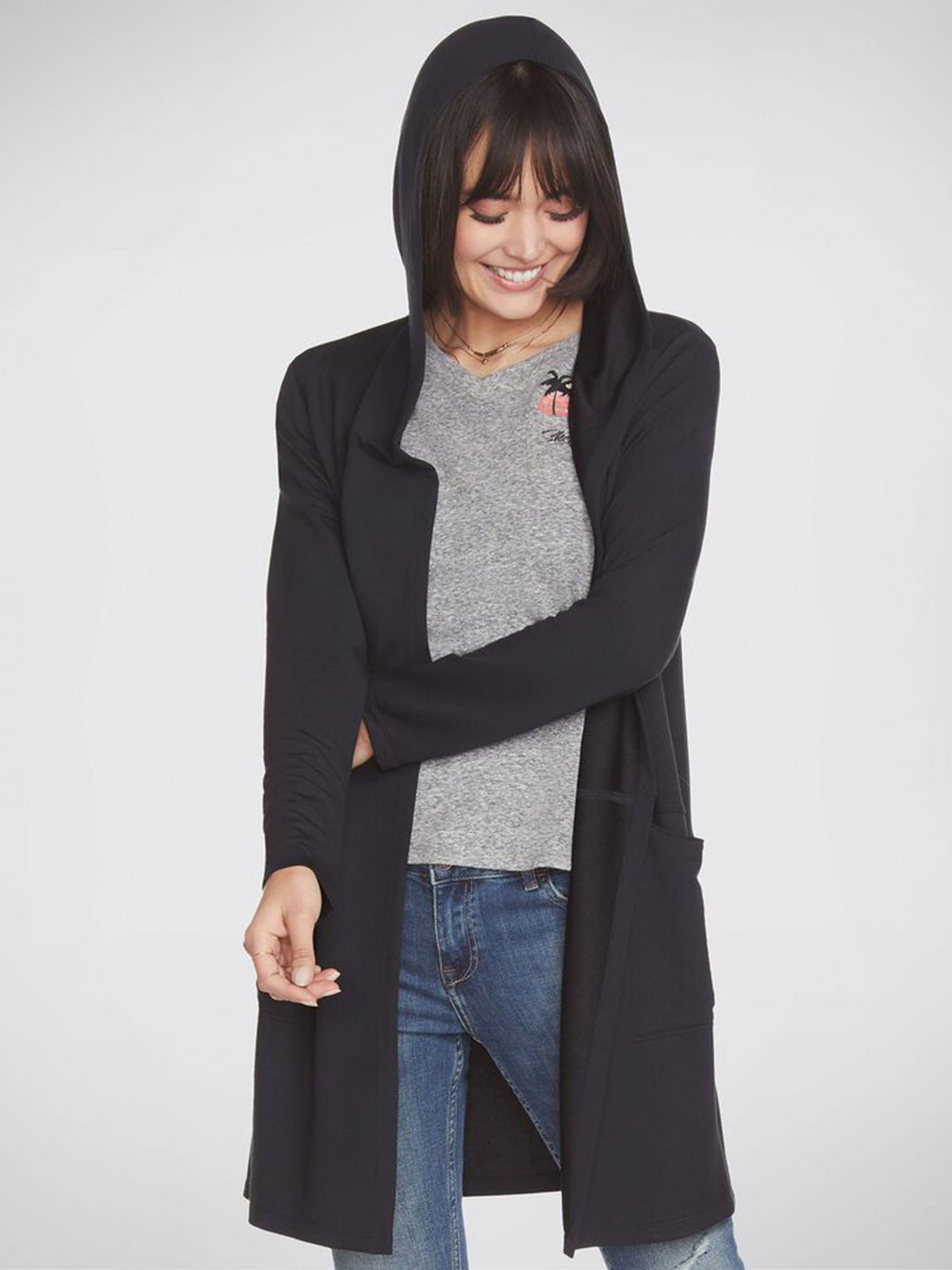 Кардиган Skechers SKECHLUXE Restful модель W03JA82 BLK Фото