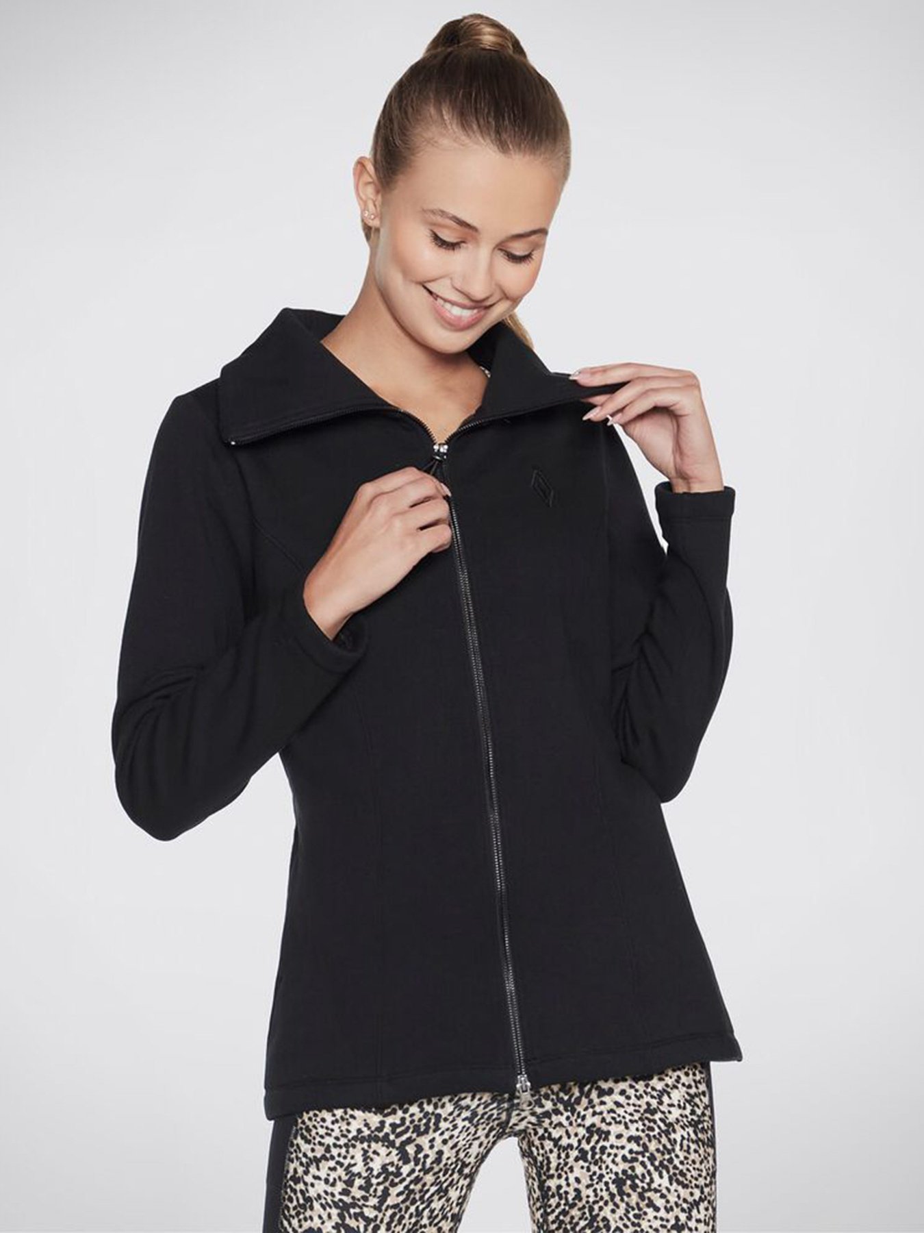 Кофта Skechers Snuggle модель WJA283 BLK Кофта Skechers Snuggle модель WJA283 BLK Фото