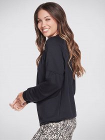 Свитшот Skechers  SKECHLUXE Restful Crew модель WLT181 BLK Фото