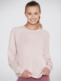 Свитшот Skechers  SKECHLUXE Restful Crew модель WLT181 LPK Фото