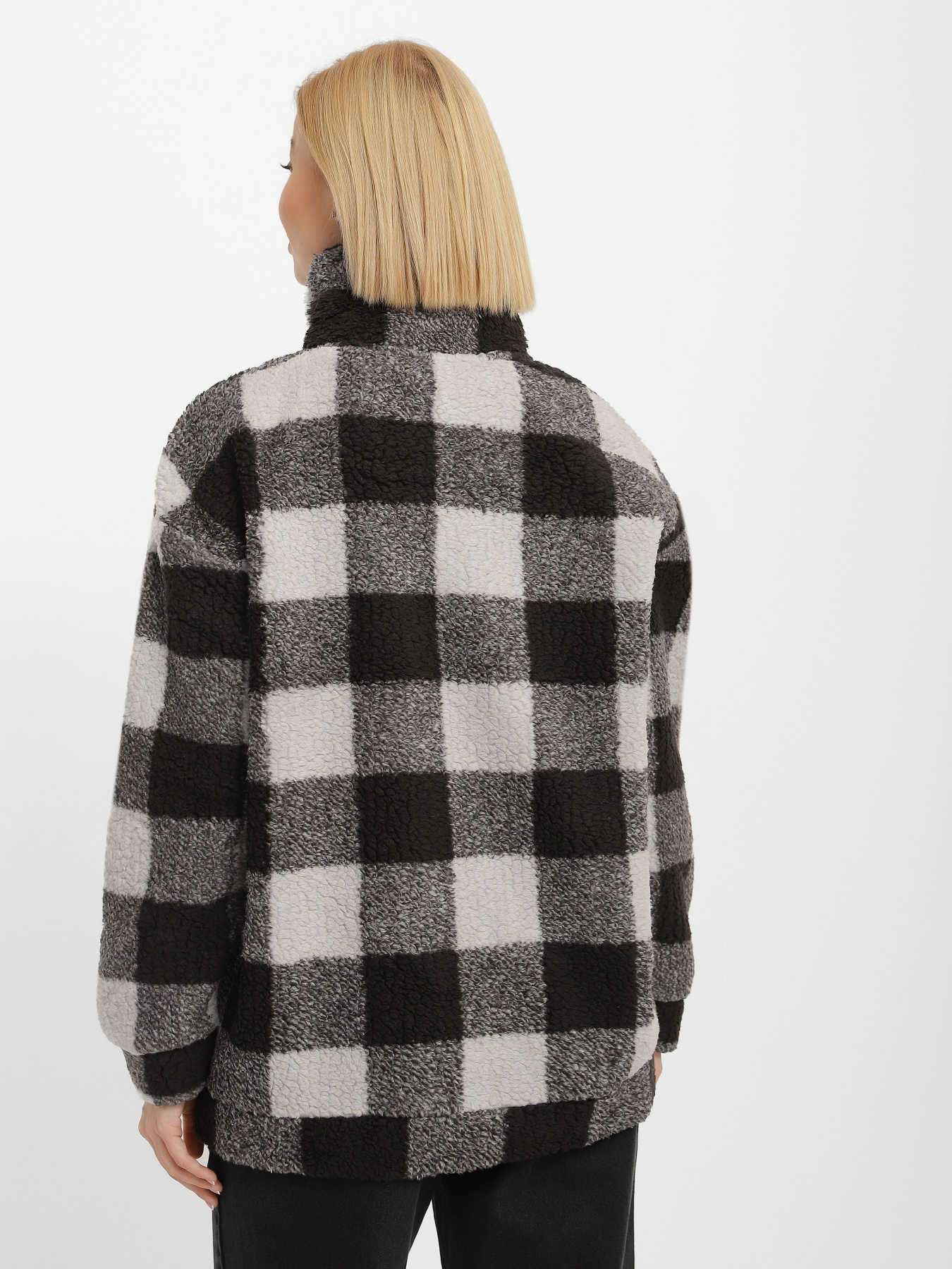 Кофта Skechers BOBS Apparel Snuggles Buffalo Check модель BW3JA38 GYMT Фото