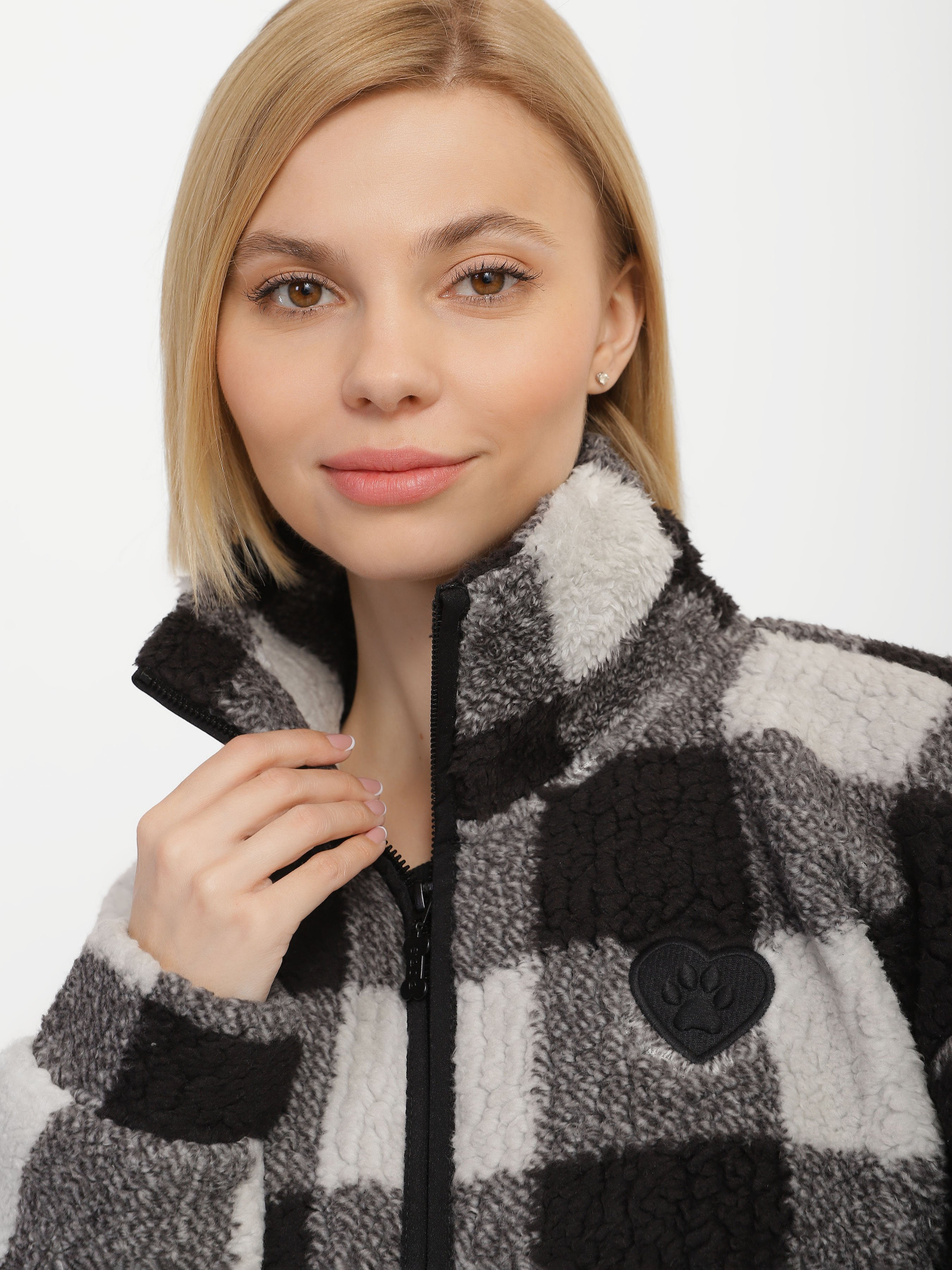 Кофта Skechers BOBS Apparel Snuggles Buffalo Check модель BW3JA38 GYMT Фото