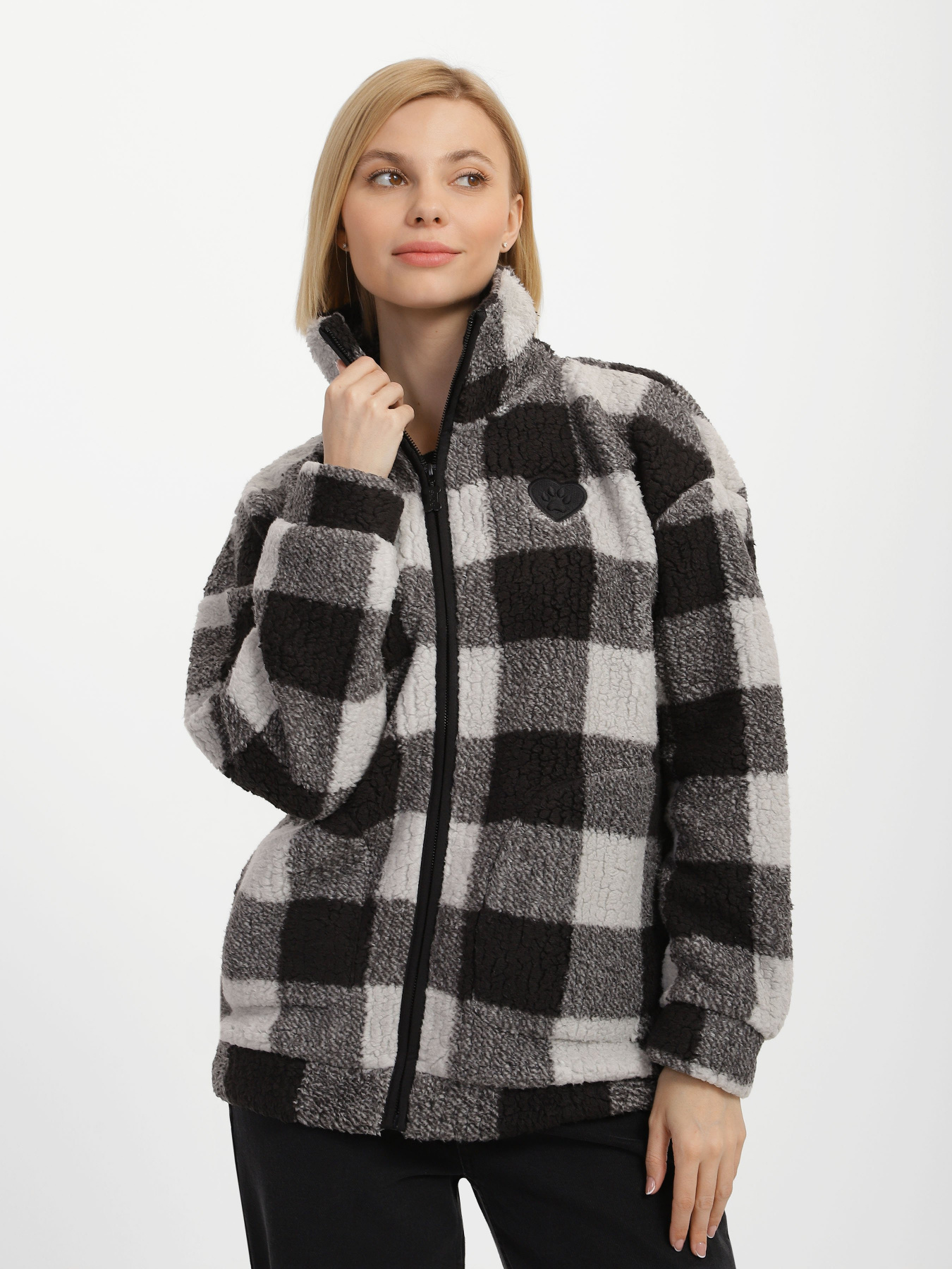 Кофта Skechers BOBS Apparel Snuggles Buffalo Check модель BW3JA38 GYMT Фото