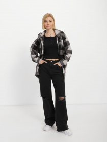 Кофта Skechers BOBS Apparel Snuggles Buffalo Check модель BW3JA38 GYMT Фото