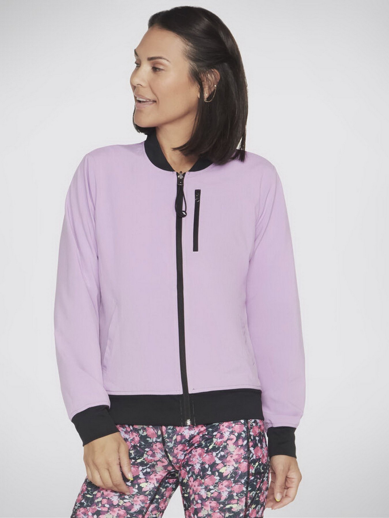 Бомбер Skechers Fantasy Fields модель WJA314 BKRB Бомбер Skechers Fantasy Fields модель WJA314 BKRB Фото