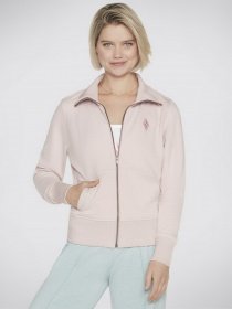 Кофта спортивна Skechers Hoodless Diamond Модель W3JA262 LPK Фото