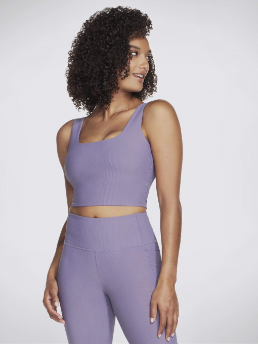 Топ спортивный Skechers GO Flex Rib Longline модель BR1 GYPR Фото