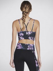 Топ спортивный Skechers GO Walk Wear™ Ink Leaf Strappy модель BR3 BLVP Фото