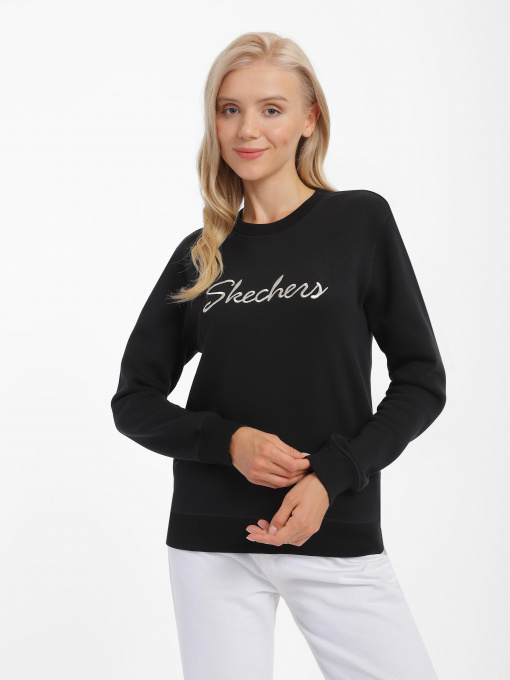 Свитшот Skechers Signature Crew модель TP34 BLK Фото