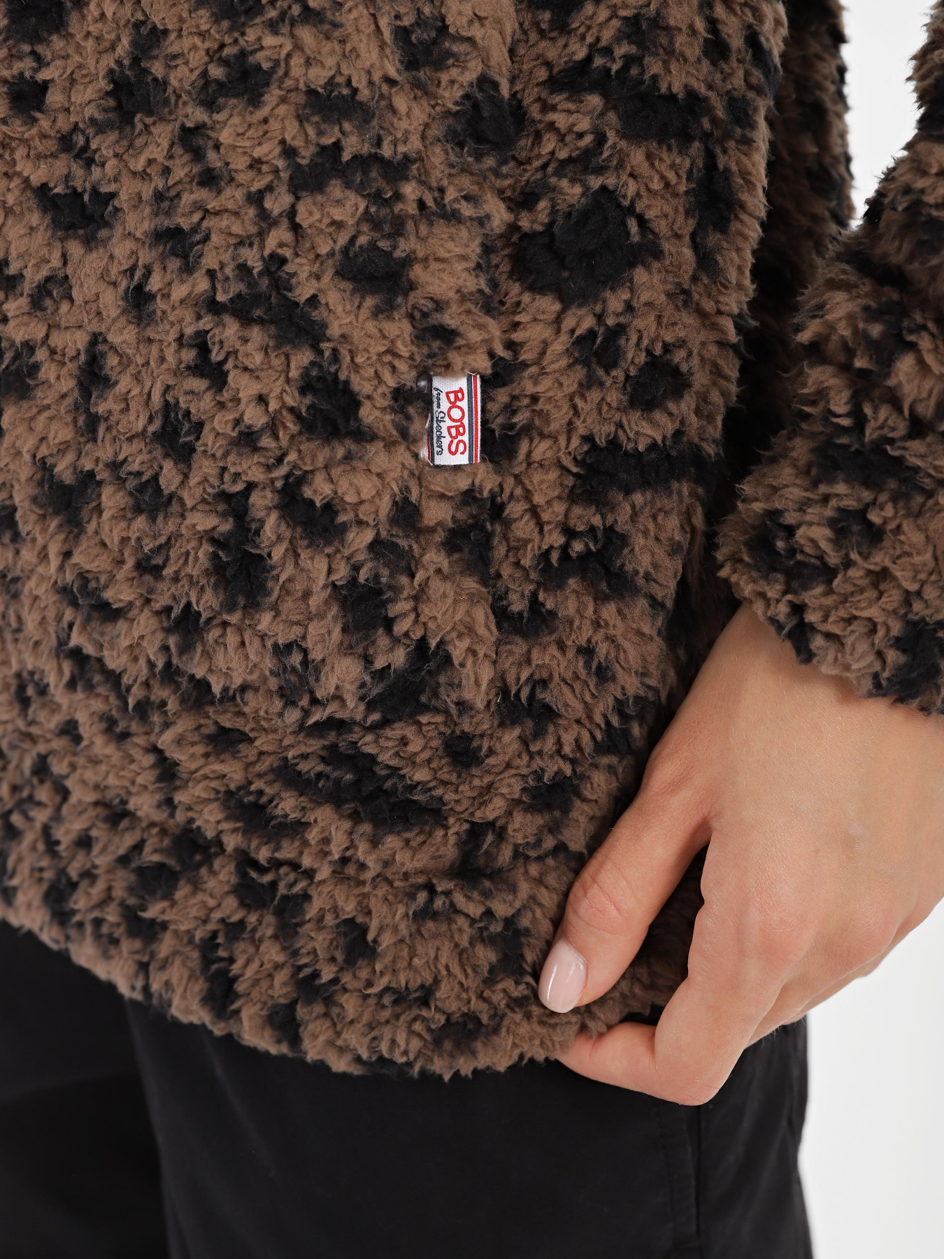 Кофта Skechers BOBS Spot Print Sherpa модель JA37 BRMT Кофта Skechers BOBS Spot Print Sherpa модель JA37 BRMT Фото