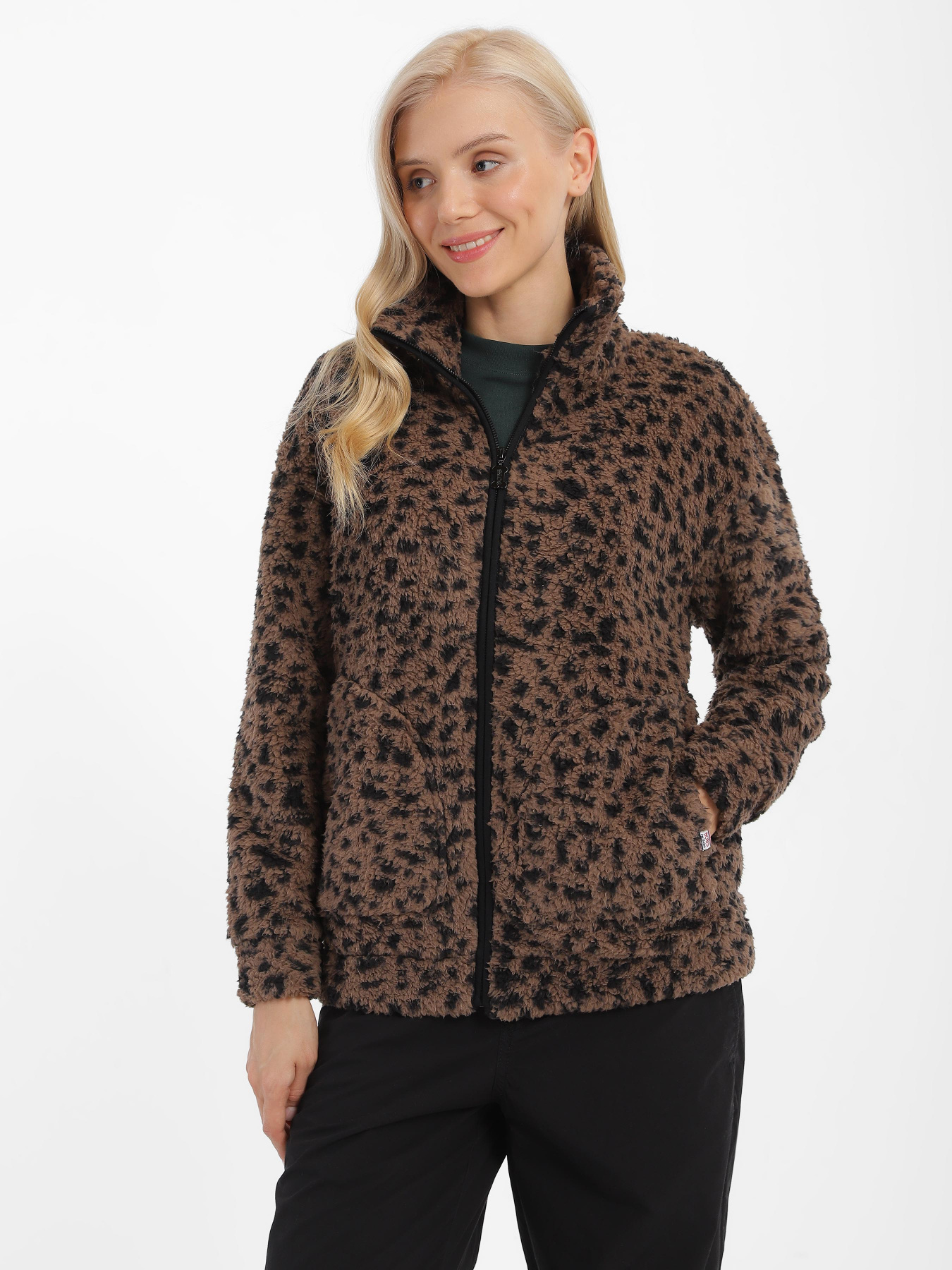 Кофта Skechers BOBS Spot Print Sherpa модель JA37 BRMT Кофта Skechers BOBS Spot Print Sherpa модель JA37 BRMT Фото