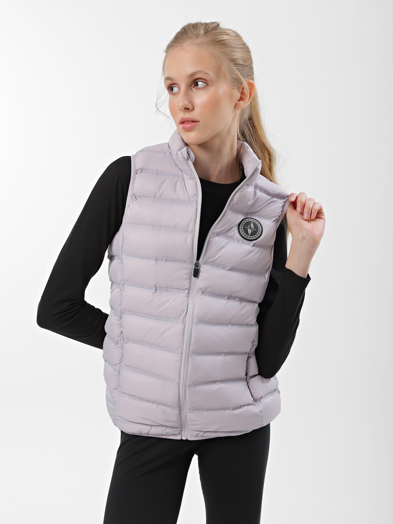 Утепленный жилет Skechers Blissful модель WJA304M LTLI Фото