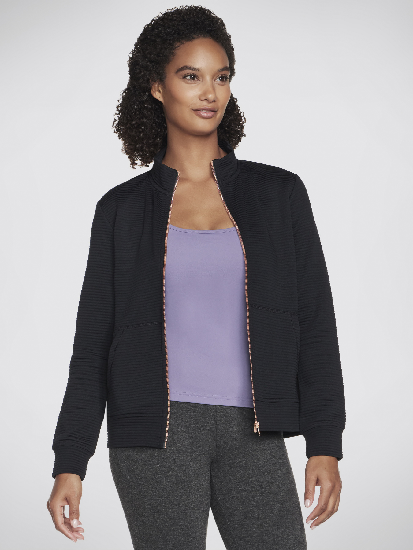 Кофта спортивна Skechers GO WALK Everywhere Модель W3JA261 BLK Фото