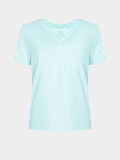 Футболка Skechers Go Dri Serene V-Neck Top модель TP58 BLMN — фото 4 - INTERTOP