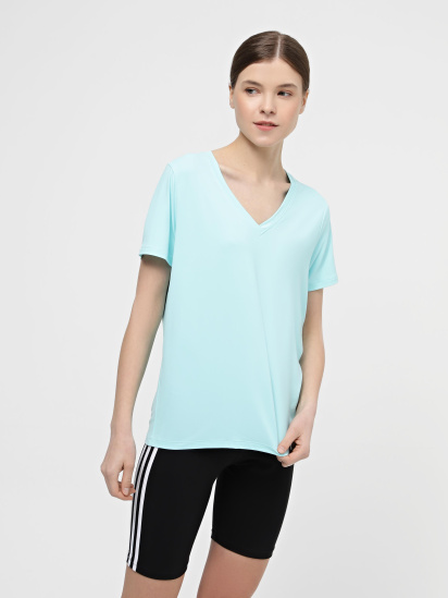 Футболка Skechers Go Dri Serene V-Neck Top модель TP58 BLMN — фото - INTERTOP