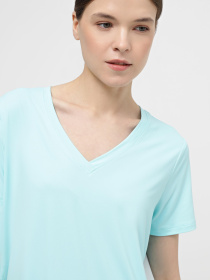 Футболка Skechers Go Dri Serene V-Neck Top модель TP58 BLMN Фото