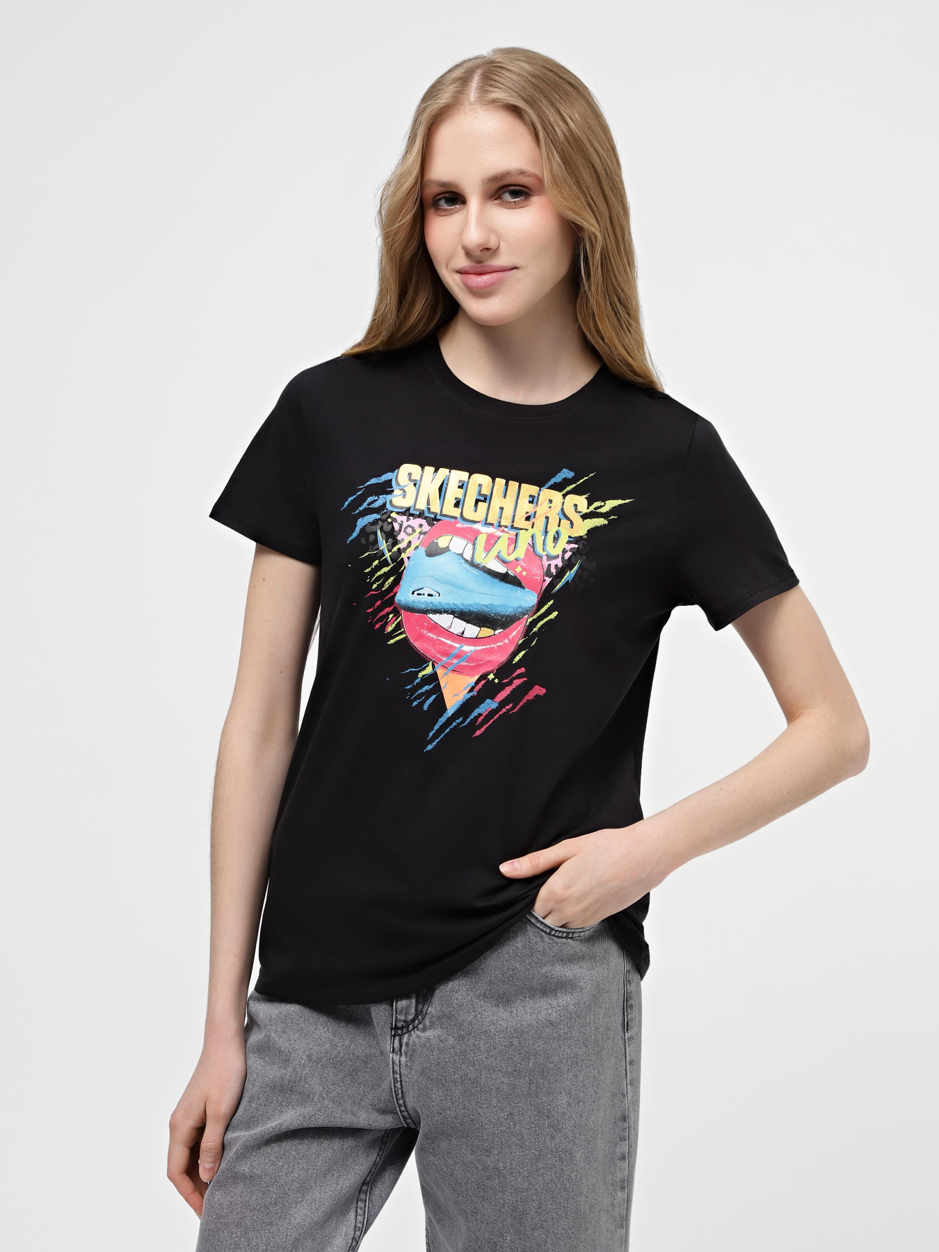 Футболка Skechers Skechers Uno Classic Crew Tee модель TS111 BLK Фото