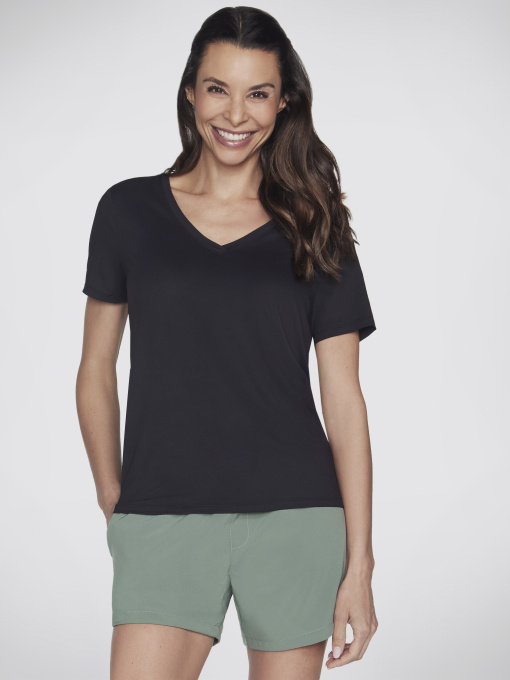 Футболка Skechers Godri Serene Vneck Top модель TP58 BLK Фото