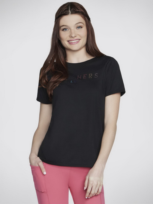 Футболка Skechers Shine Tee модель TS40 BLK Фото