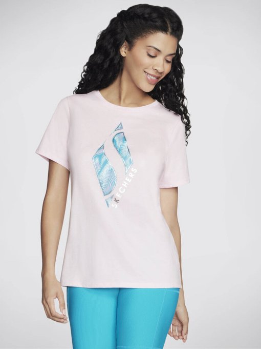 Футболка Skechers Pacific Palms Diamond модель TS108 PKSL Фото