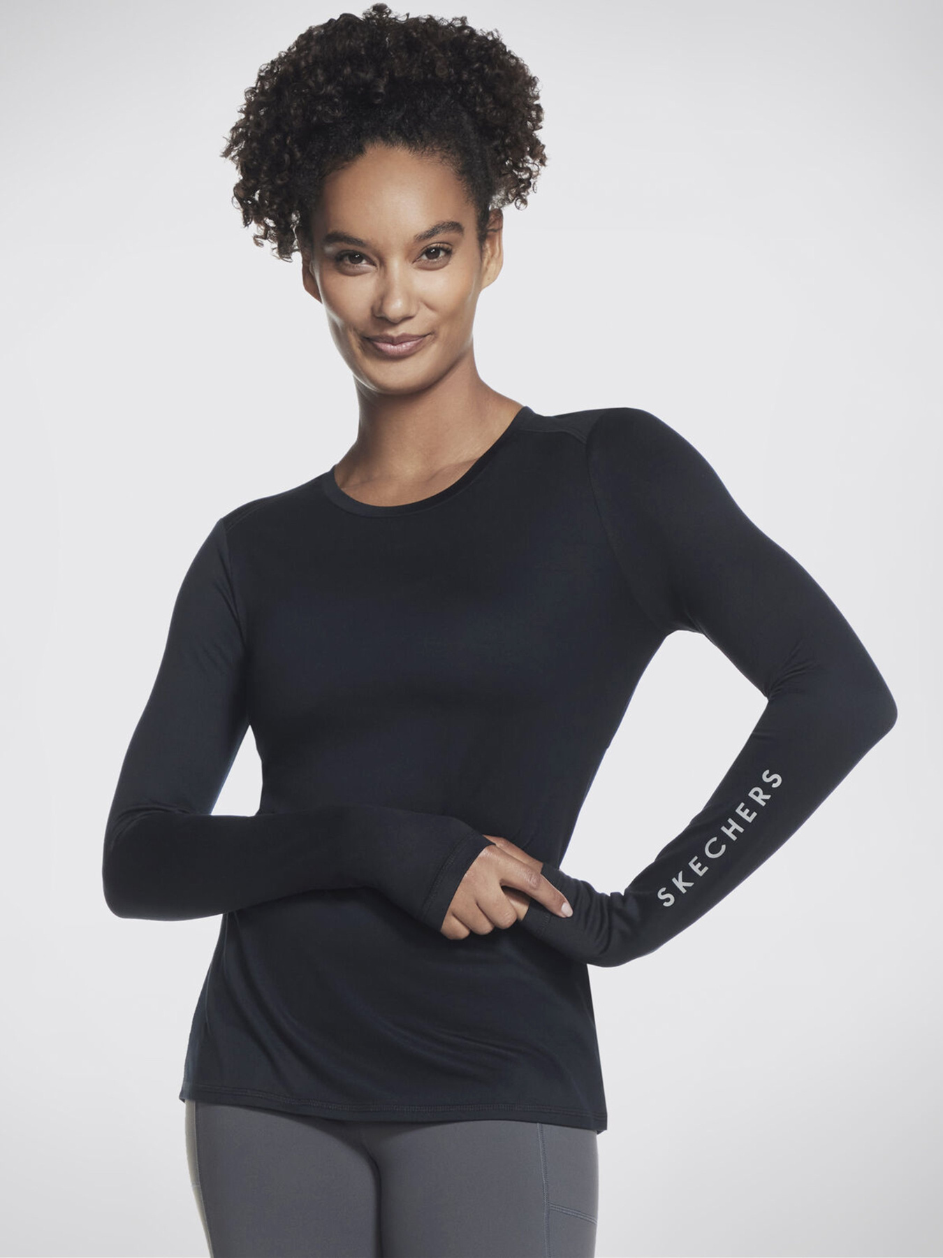 Кофта спортивна Skechers Go Dri Swift Модель LT89 BLK Фото