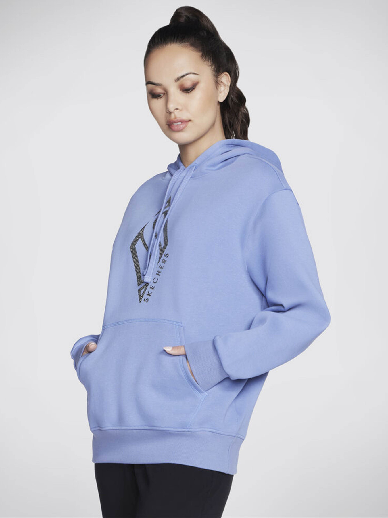 Худи Skechers Skech-Sweats Diamond Shine модель HD55 PRS Фото