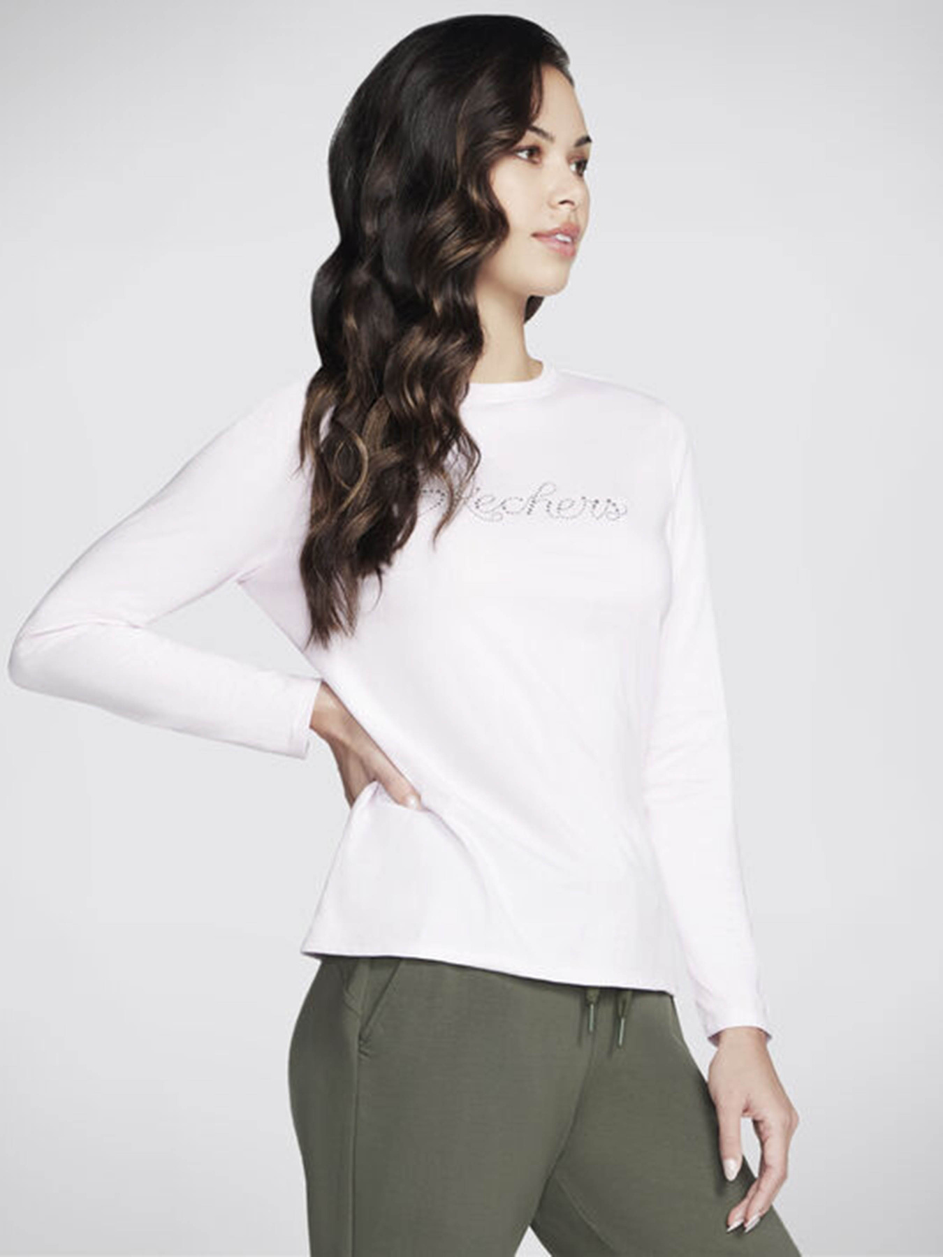 Лонгслив Skechers Rhinestone Queen модель LT126 LVPK Фото