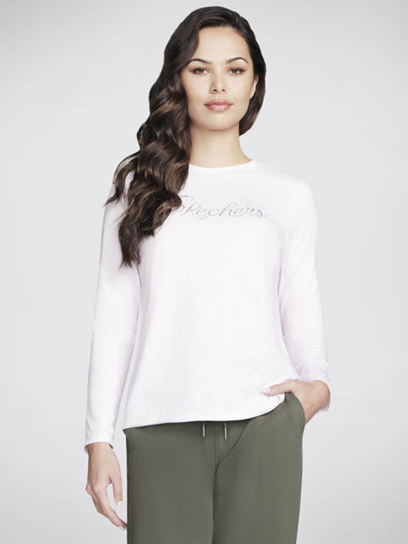 Лонгслив Skechers Rhinestone Queen модель LT126 LVPK Фото