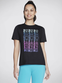 Футболка Skechers Vibrant Glow модель TS129 BLK Фото