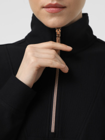 Кофта Skechers GO LUXE Rib 1/4 Zip модель LT116 BLK Фото