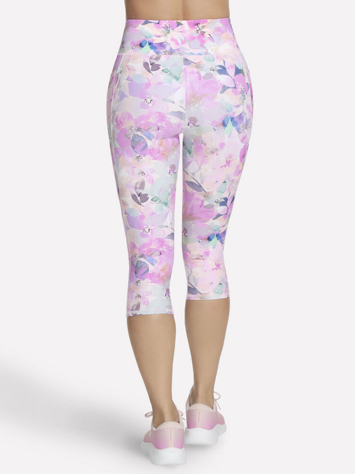 Леггинсы Skechers Go Walk Seascape Floral Zip модель CP4 CRMT Фото