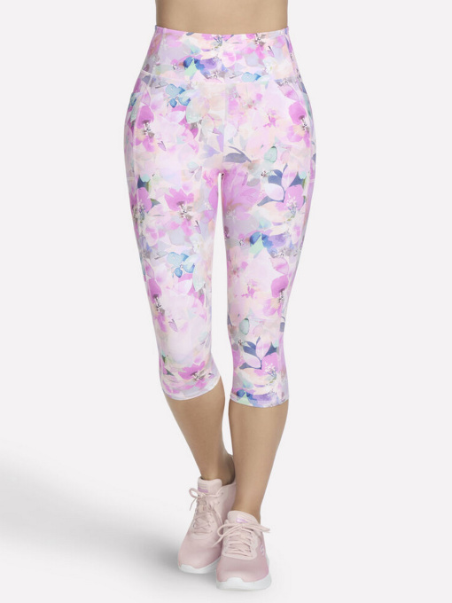 Леггинсы Skechers Go Walk Seascape Floral Zip модель CP4 CRMT Фото