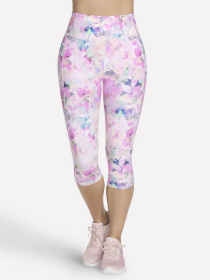 Леггинсы Skechers Go Walk Seascape Floral Zip модель CP4 CRMT Фото