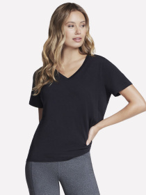 Футболка Skechers Pima V-Neck модель TP130 BLK Фото