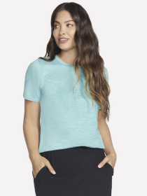 Футболка спортивная Skechers Go Dri Swift модель TS104 NVGR Фото