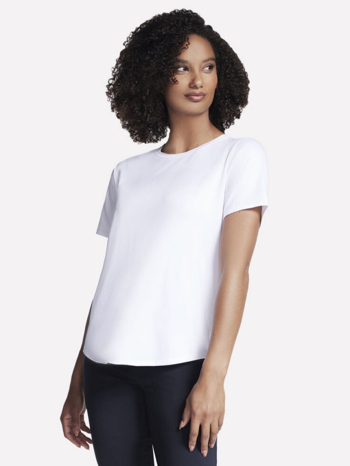 Футболка спортивная Skechers Go Dri Swift модель TS104 WHT Фото