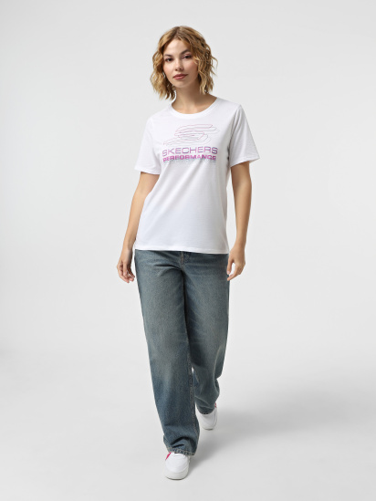 Футболка Skechers модель TS220 WHT — фото - INTERTOP