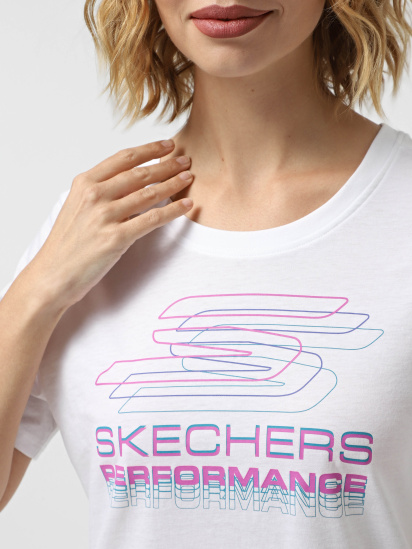 Футболка Skechers модель TS220 WHT — фото 4 - INTERTOP