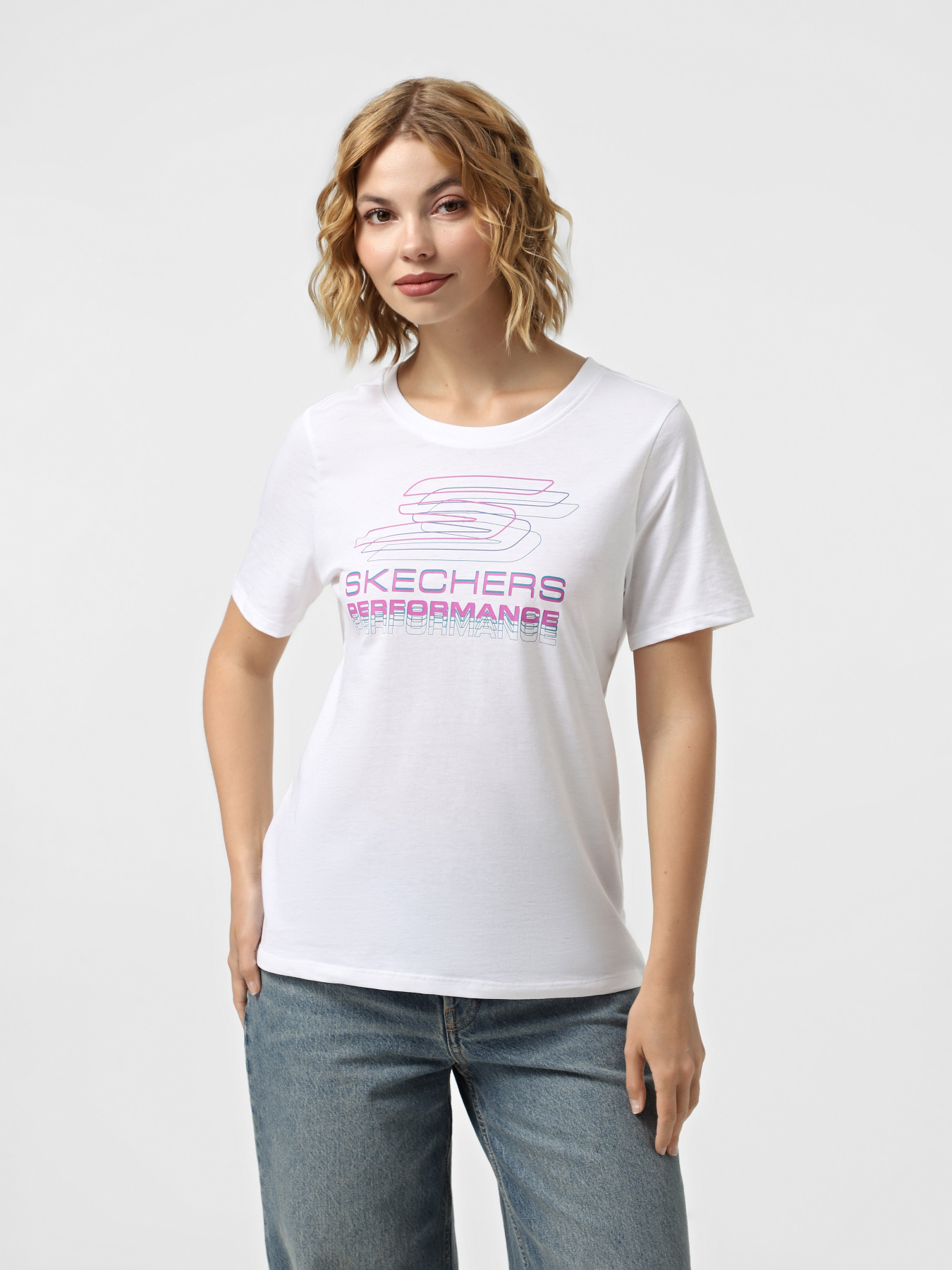 Футболки і поло Skechers VELOCITY TEE модель TS220 WHT Футболки і поло Skechers VELOCITY TEE модель TS220 WHT Фото