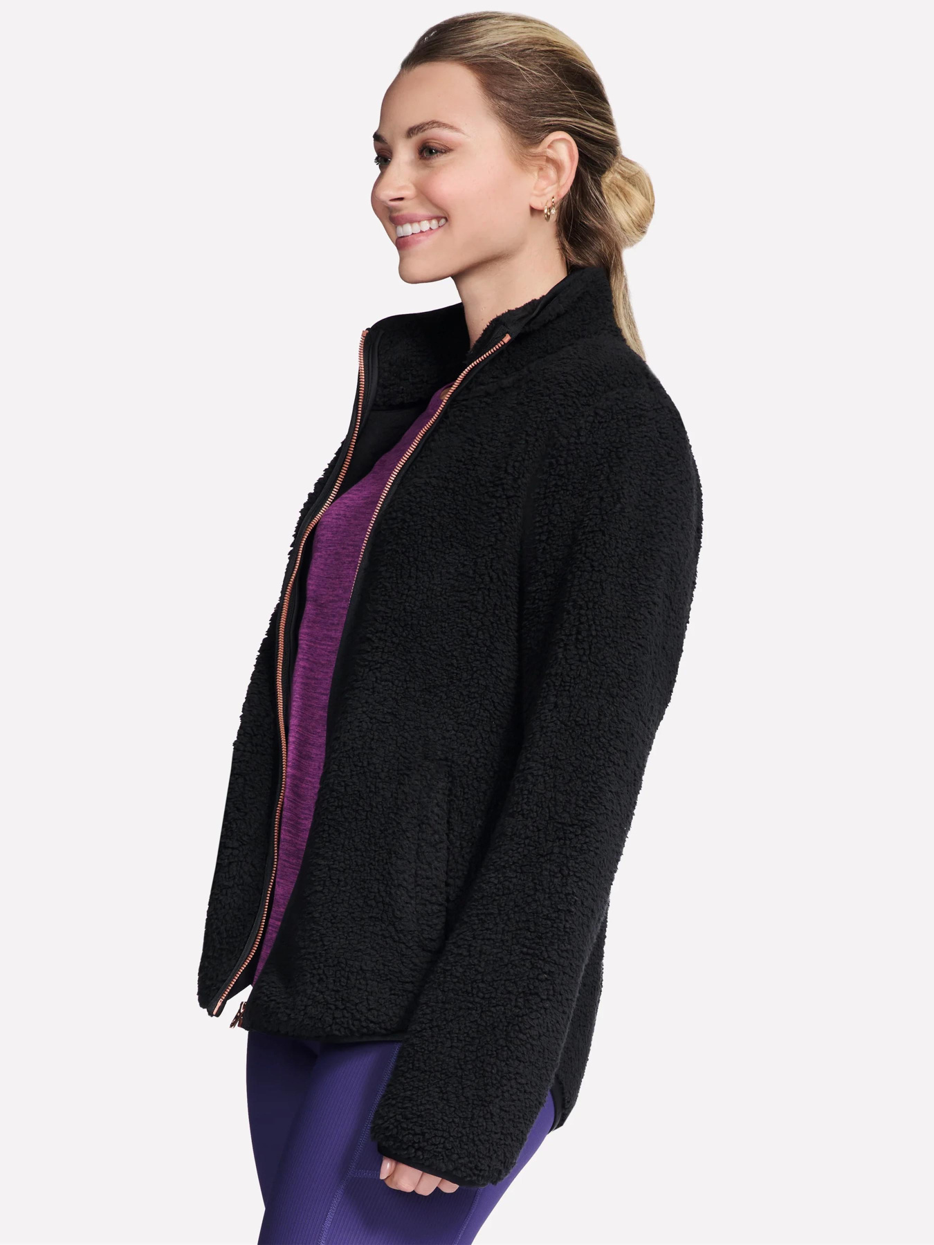 Спортивная кофта Skechers модель JA218 BLK Фото