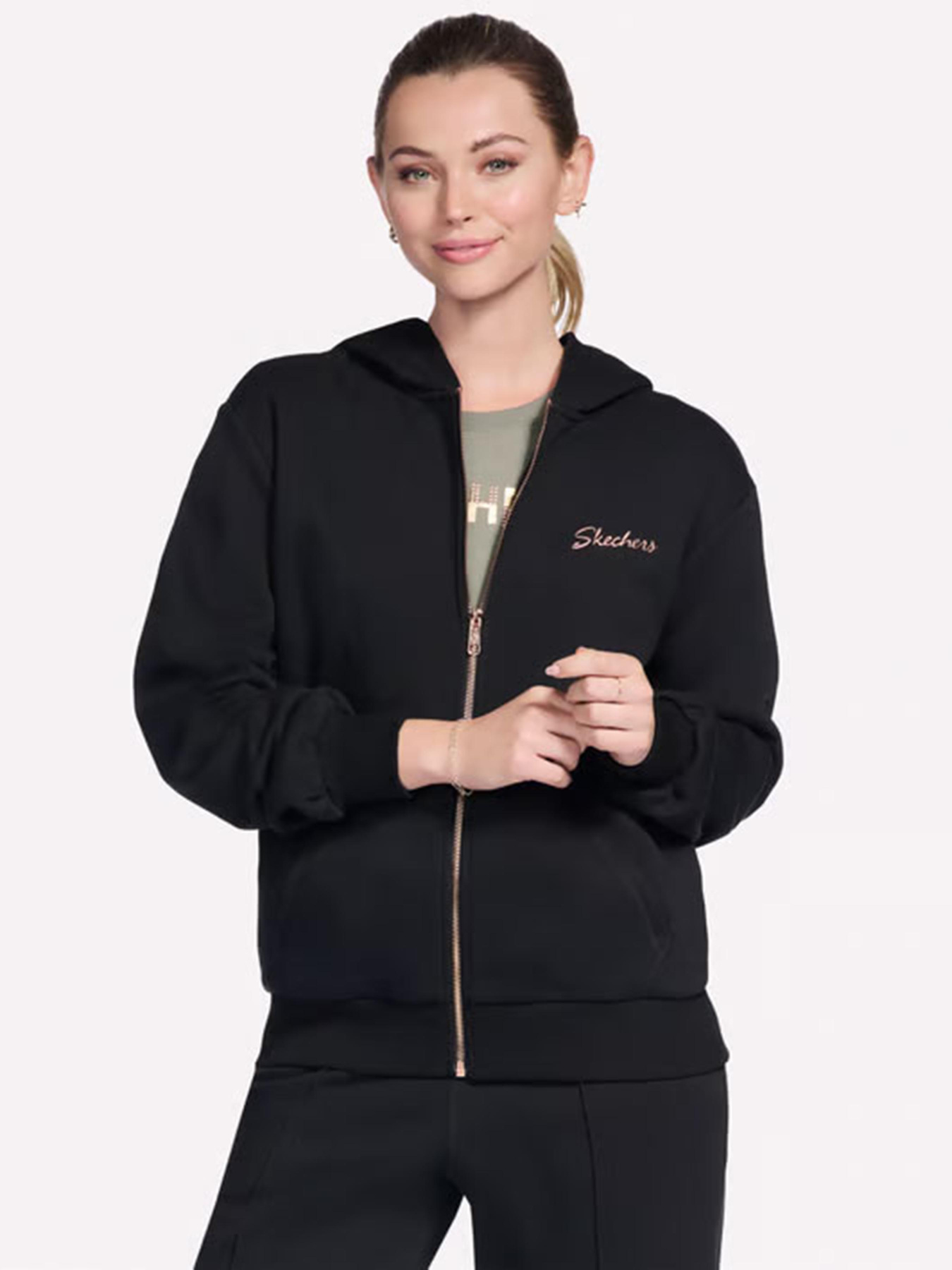 Кофта спортивна Skechers Skech Sweats Signature Модель JA286 BLK Фото