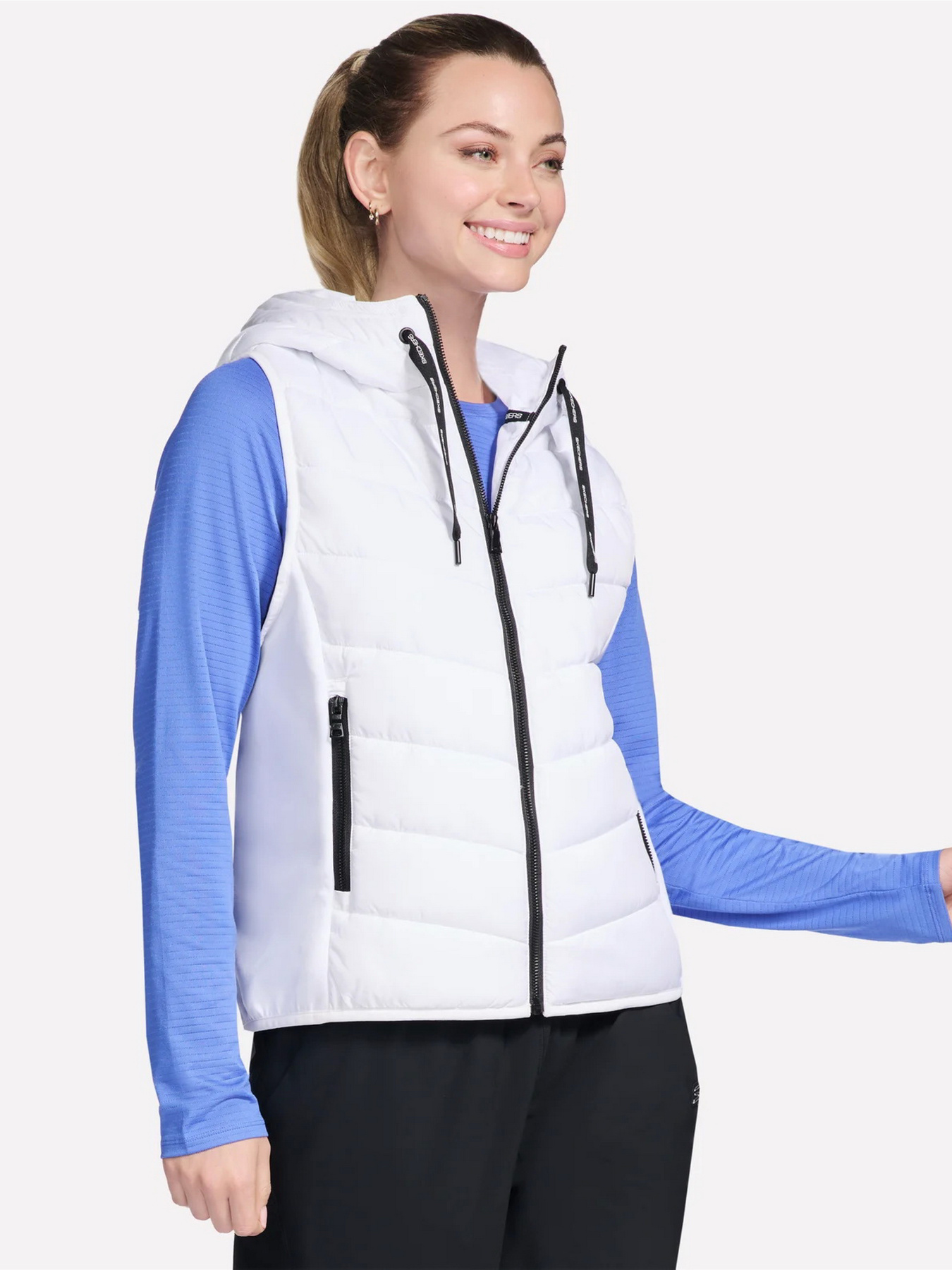 Утеплений жилет Skechers модель JA212 WHT Фото