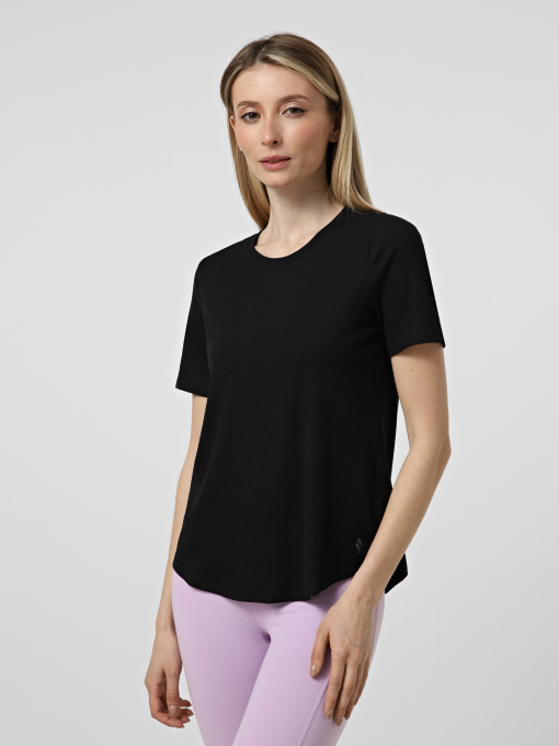 Спортивна футболка Skechers GOWALK LUXE RIB TEE модель TP163 BLK Фото