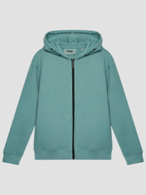 Дитяча бірюзова кофта на блискавці Guеss Kids модель L2YQ44.KAIJ1;G7GE Фото